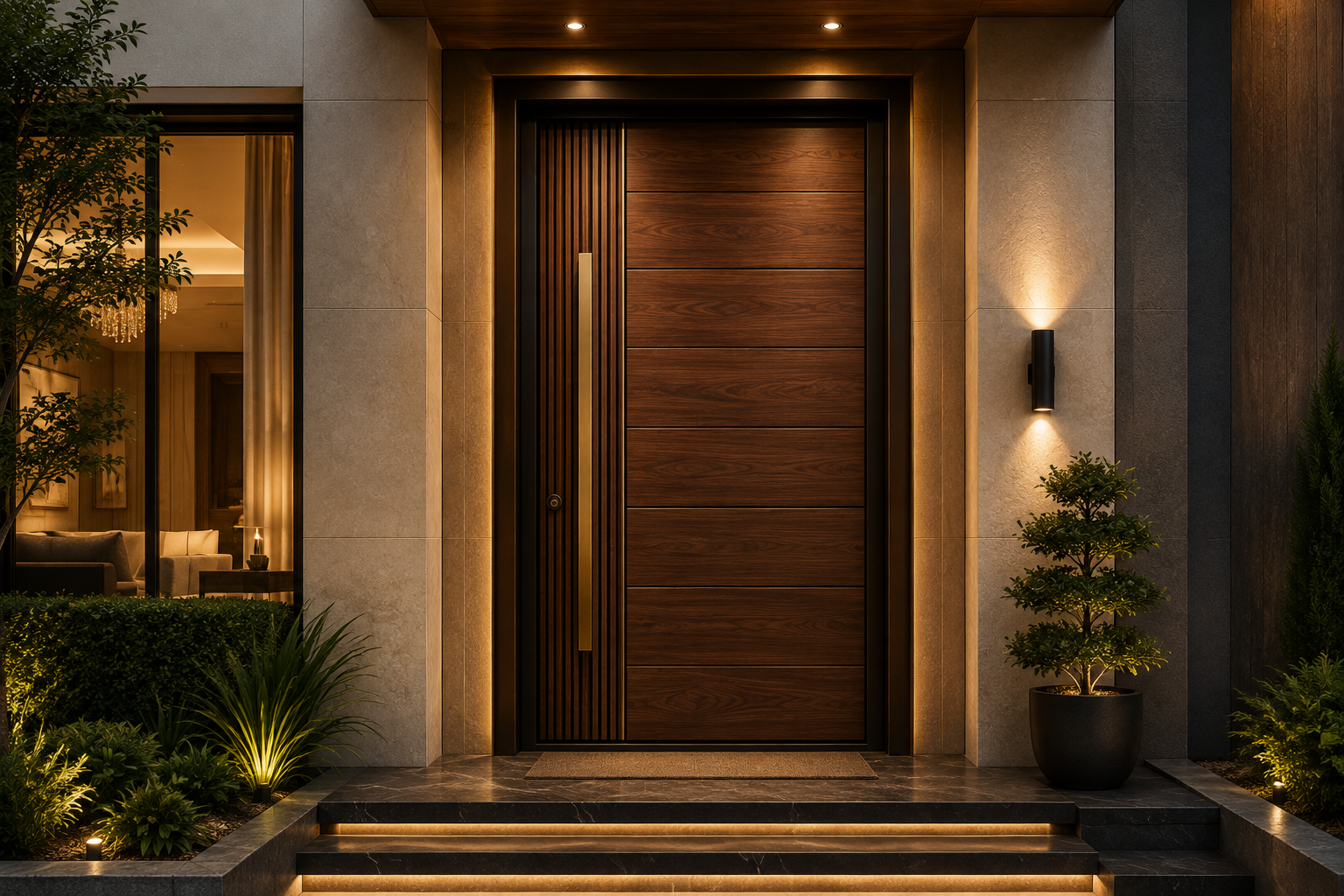Premium wooden door